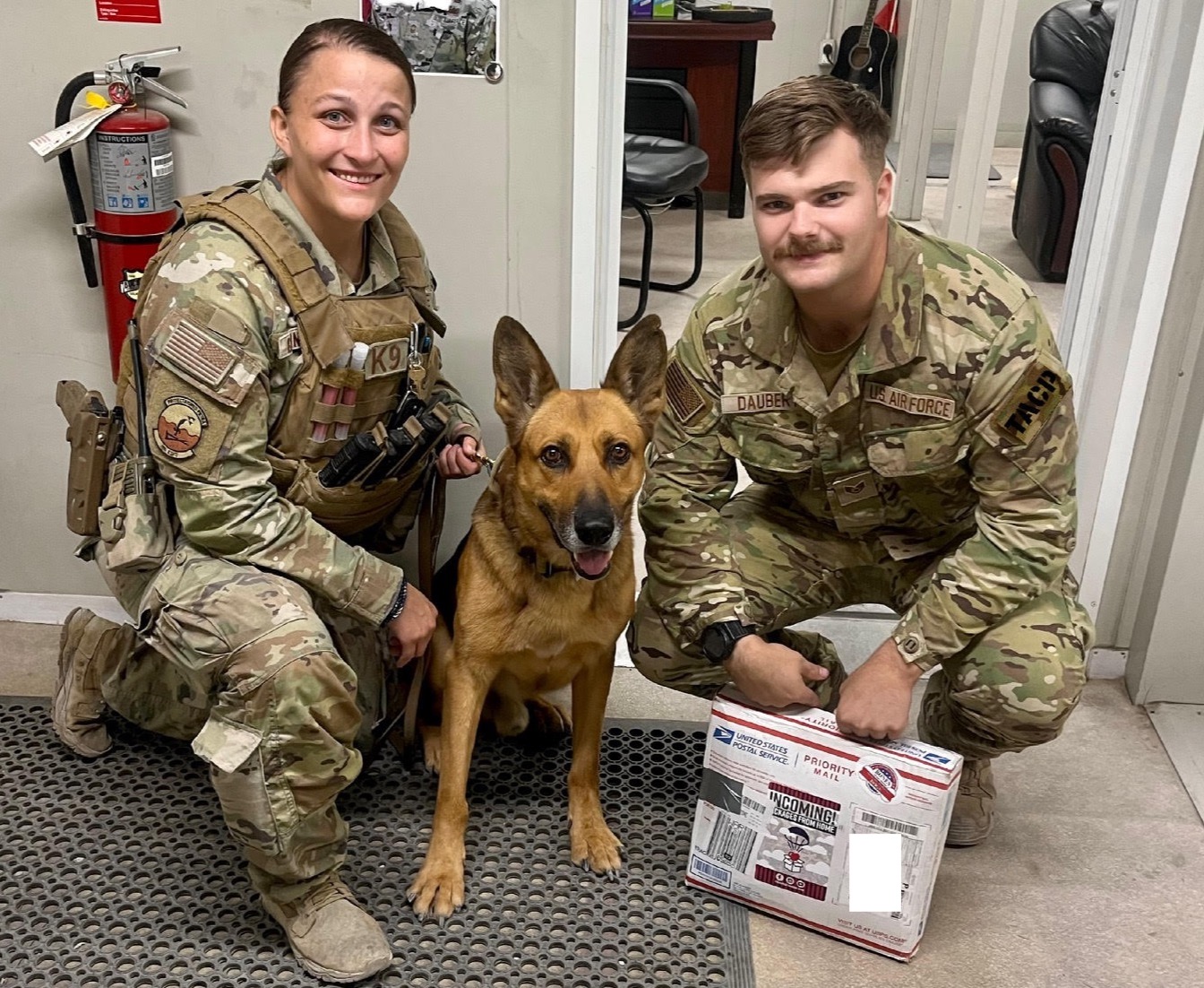 Packages From Home sends K9 care packages to military working dogs too!